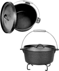 EL Fuego Dutch Oven Set Gietijzer 7-delig -Keuken BBQ 1010x1200 1
