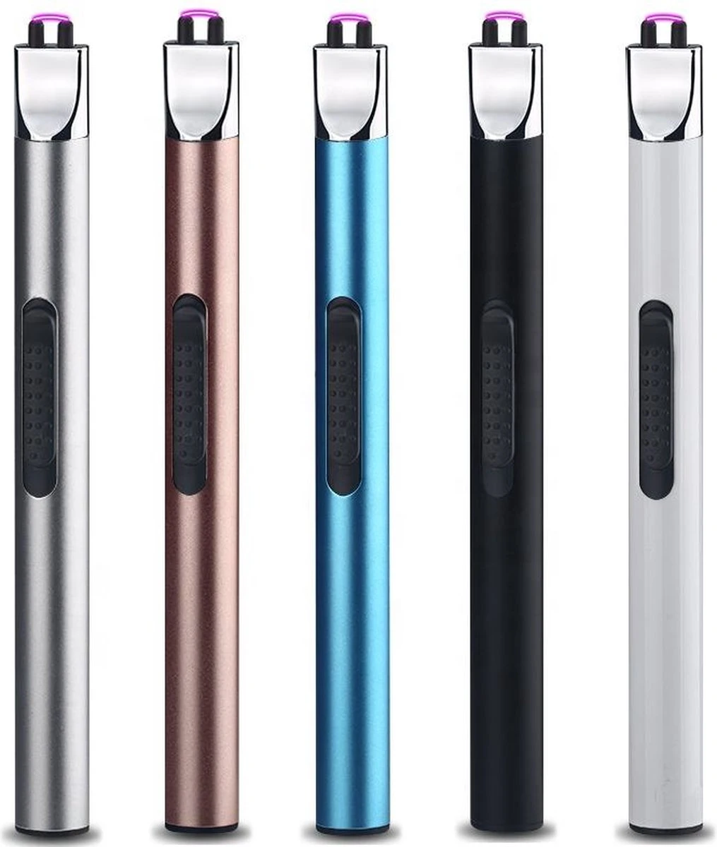 Staza - Oplaadbare Lange Elektrische Aansteker - Duurzame Plasma Aansteker - Inclusief Cadeauverpakking - BBQ - Kaarsen - Zwart 6 Staza - Oplaadbare Lange Elektrische Aansteker - Duurzame Plasma Aansteker - Inclusief Cadeauverpakking - BBQ - Kaarsen - Zwart - Afbeelding 4