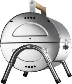 BBQ Collection Houtskoolbarbecue - Cilinder - Chroom -Keuken BBQ 1024x1200