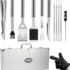 BBQ Accesoires Set Met Thermometer, Handschoenen, Bbq Tang, Bbq Borstel Van Zedar 2 BBQ Accesoires Set Met Thermometer, Handschoenen, Bbq Tang, Bbq Borstel Van Zedar -Keuken BBQ 1049x1200 2