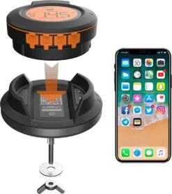 ToGrill - Smart Bluetooth Barbecue Dome Thermometer Met 2 Probes AT-02 | Draadloze Slimme BBQ Vleesthermometer Met App | -Keuken BBQ 1061x1200 1