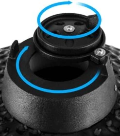 Patton Kamado Grill 13" - Keramisch - Kookoppervlak Ø 28 - Mat Zwart -Keuken BBQ 1066x1200