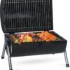 MaxxGarden BBQ - Houtskool Barbecue - Smoker Barbecue - Grilloppervlak (LxB) 38 X 52 Cm - Met Dubbel Grill Vlak - Zwart -Keuken BBQ 1094x1200