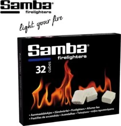 Samba Aanmaakblokjes Wit - Kerosine - 896 Stuks - Omdoos -Keuken BBQ 1157x1200