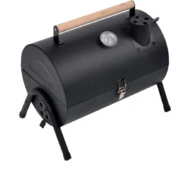 Compacte Draagbare Kolen BBQ Van Wolff BBQ - Handig Voor Op De Camping Op Het Strand Of In Een Park - Smoker Barbecue - Draagbare Lichtgewicht Bbq - Met Thermometer En Lucht Doorvoer. Laat Je Vlees Langzaam Garen. -Keuken BBQ 1165x1200