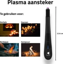 Oplaadbare Lange Elektrische Aansteker - Zwart - Duurzame Plasma Aansteker - Inclusief Cadeauverpakking - BBQ - Kaarsen 14 Oplaadbare Lange Elektrische Aansteker - Zwart - Duurzame Plasma Aansteker - Inclusief Cadeauverpakking - BBQ - Kaarsen -Keuken BBQ 1177x1200 1
