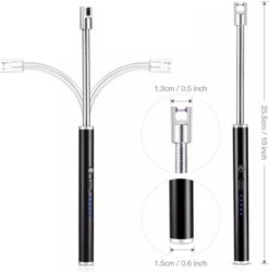 Merkloos BBQ Aansteker Oplaadbaar Met Usb Kabel - Elektrische Keuken Aansteker - Flexibele Aansteker - Zwart -Keuken BBQ 1186x1200 1