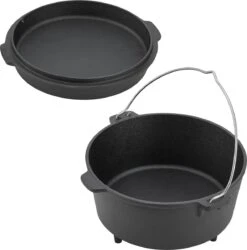 Dutch Oven Enkhuizen Met Deksel Gietijzer Zwart 4,2 L -Keuken BBQ 1187x1200 3