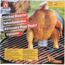 BBQ Collection Kiprooster Voor De Barbecue - Kiphouder - BBQ Kipstandaard - Bierblik Kip -RVS -Keuken BBQ 1192x1200 2