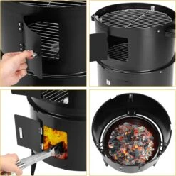 Merkloos Monzana Barbecue-ROKER-Grill-Oven 27 Merkloos Monzana Barbecue-ROKER-Grill-Oven -Keuken BBQ 1197x1200 4