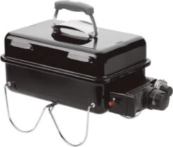Weber Go-Anywhere Gas Barbecue - 41x26 Cm - Roestvrijstalen Branders - Gasregelkop - Incl. Deksel -Keuken BBQ 1200x1022