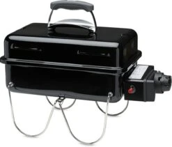 Weber Go-Anywhere Gas Barbecue - 41x26 Cm - Roestvrijstalen Branders - Gasregelkop - Incl. Deksel -Keuken BBQ 1200x1024