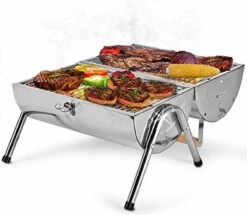 BBQ Collection Houtskoolbarbecue - Cilinder - Chroom -Keuken BBQ 1200x1046
