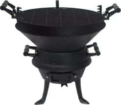 Potkachel Houtskoolbarbecue - 35 Cm - Gietijzer 7 Potkachel Houtskoolbarbecue - 35 Cm - Gietijzer -Keuken BBQ 1200x1048