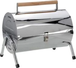 BBQ Collection Houtskoolbarbecue - Cilinder - Chroom -Keuken BBQ 1200x1072