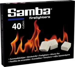 Samba Aanmaakblokjes Wit - 40 Stuks -Keuken BBQ 1200x1073 1
