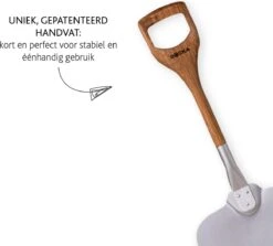 Boska Pizzaschep Barbecue - Kort Handvat - Stabiel - Aluminium - Eikenhout - BBQ Accessoires -Keuken BBQ 1200x1084 3