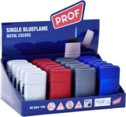 Aansteker Elektrisch Jet Flame - Metal Look - TURBOVLAM - Keuze Uit Verschillende Kleuren