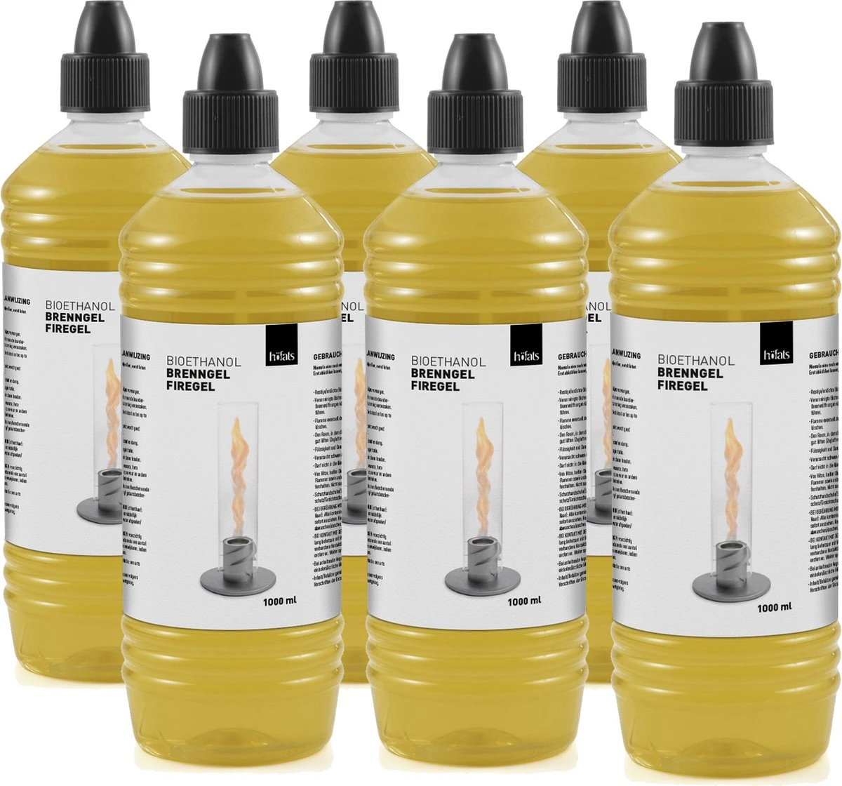 Höfats Bio-ethanol Spin 1 Liter - 6 Stuks - Geur- En Rookvrij 8 Höfats Bio-ethanol Spin 1 Liter - 6 Stuks - Geur- En Rookvrij - Afbeelding 6