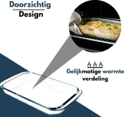 VAIVE 3-delige Ovenschaal Set - Rechthoekig - Glas 13 VAIVE 3-delige Ovenschaal Set - Rechthoekig - Glas -Keuken BBQ 1200x1129 1