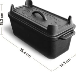 Burnhard Gietijzeren Broodpan 3,5 L - Broodbakvorm -Keuken BBQ 1200x1136 3