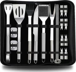 BBQ Barbecuegereedschapset- Barbecuegerei-sets - 20 Delig - Luxe RVS BBQ Accessoires - BBQ Set - BBQ Gereedschap + GRATIS Opbergtas - Barbecue | Grill | Buitenkeuken 6 BBQ Barbecuegereedschapset- Barbecuegerei-sets - 20 Delig - Luxe RVS BBQ Accessoires - BBQ Set - BBQ Gereedschap + GRATIS Opbergtas - Barbecue | Grill | Buitenkeuken -Keuken BBQ 1200x1143 2