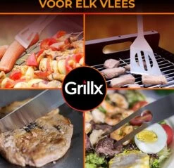 GrillX Barbecue Gereedschap Set - 19-delig - Inclusief Luxe Draagtas - BBQ Accesoires - Gereedschapset -Keuken BBQ 1200x1161 1