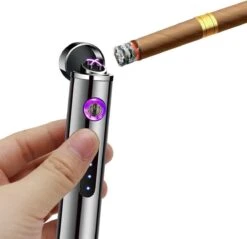 Allkinds Oplaadbare Elektrische Aansteker - USB Plasma Aansteker - Duurzaam - Windbestendig - Zwart -Keuken BBQ 1200x1161 2