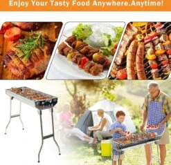 Uten - Houtskoolbarbecue - Opvouwbare Barbecue - Houtskoolbarbecues - Draagbare Camping Barbecue - 430 Roestvrij Staal Grill BBQ - 5-10 Persoon Tuin Buitenfeest - Zilver 14 Uten - Houtskoolbarbecue - Opvouwbare Barbecue - Houtskoolbarbecues - Draagbare Camping Barbecue - 430 Roestvrij Staal Grill BBQ - 5-10 Persoon Tuin Buitenfeest - Zilver -Keuken BBQ 1200x1162 1