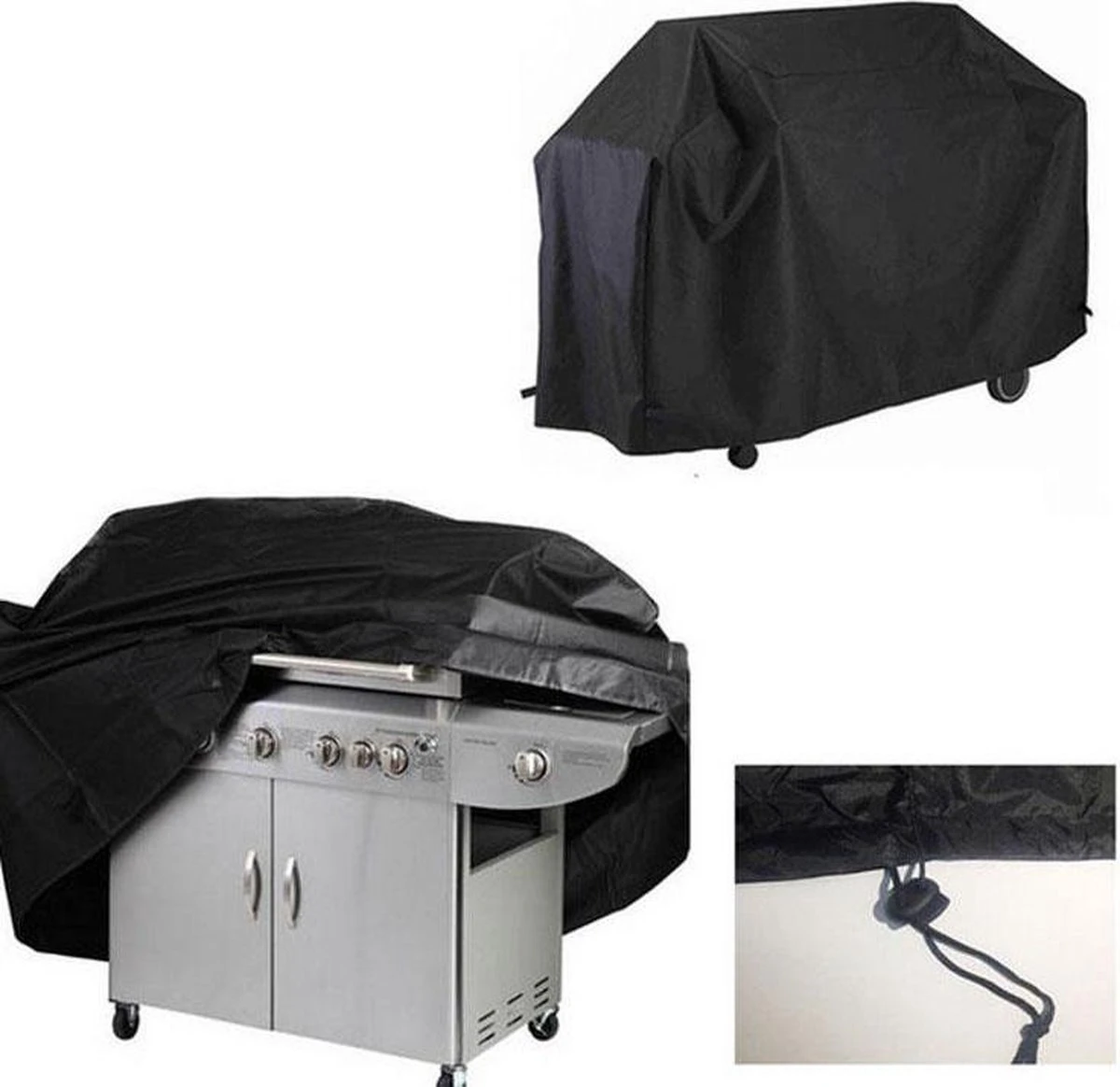 Merkloos Barbecue Beschermhoes - Barbecue Hoes - BBQ HOES - Bbq Afdekhoes- BBQ Waterdichte Beschermhoes - Maat L 170 X 61 X 117 Cm 4 Merkloos Barbecue Beschermhoes - Barbecue Hoes - BBQ HOES - Bbq Afdekhoes- BBQ Waterdichte Beschermhoes - Maat L 170 X 61 X 117 Cm - Afbeelding 2