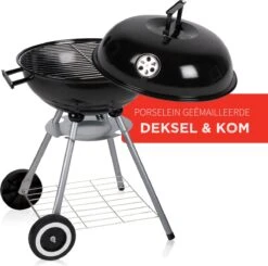 BBQ Collection Houtskoolbarbecue - Kogelbarbecue 45 X 60 Centimeter - Ronde Barbecue - Barbecue Op Wielen - Zwart - Metaal 32 BBQ Collection Houtskoolbarbecue - Kogelbarbecue 45 X 60 Centimeter - Ronde Barbecue - Barbecue Op Wielen - Zwart - Metaal -Keuken BBQ 1200x1191 2
