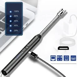 Le Cose USBurn-BBQ Aansteker-oplaadbare Aansteker Met Usb Kabel-Elektrische Plasma Aansteker-windbestendig En Buigzaam-zwart-USB-Lange Flexibele Aansteker -Keuken BBQ 1200x1193 2