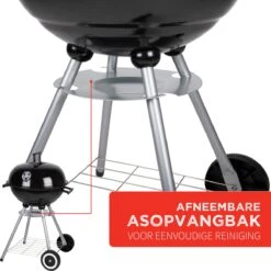 BBQ Collection Houtskoolbarbecue - Kogelbarbecue 45 X 60 Centimeter - Ronde Barbecue - Barbecue Op Wielen - Zwart - Metaal 30 BBQ Collection Houtskoolbarbecue - Kogelbarbecue 45 X 60 Centimeter - Ronde Barbecue - Barbecue Op Wielen - Zwart - Metaal -Keuken BBQ 1200x1200 143