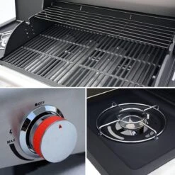 Alice's Garden Gas BBQ Bazin 4 - 5 Branders - Antraciet - Grilloppervlak 64,6x39,3cm -Keuken BBQ 1200x1200 159