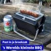 Mikamax Draagbare Mini BBQ - Barbecue - 's Werelds Kleinste Barbecue - Past In Je Broekzak - 18 × 6 × 15,5 Cm - 714 Gram - Mat Zwart 2 Mikamax Draagbare Mini BBQ - Barbecue - 's Werelds Kleinste Barbecue - Past In Je Broekzak - 18 × 6 × 15,5 Cm - 714 Gram - Mat Zwart -Keuken BBQ 1200x1200 175