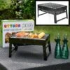 Merkloos Decopatent® Portable Houtskool BBQ - Barbecue - Inklapbaar - Barbecue Houtskool - Tafel Grill - Camping - Strand - Festival - Park 1 Merkloos Decopatent® Portable Houtskool BBQ - Barbecue - Inklapbaar - Barbecue Houtskool - Tafel Grill - Camping - Strand - Festival - Park -Keuken BBQ 1200x1200 208
