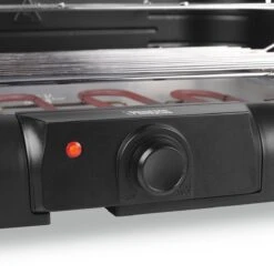 Princess 112250 Elektrische BBQ Met Zijplanken - BBQ - 40x25cm - Met En Zonder Statief Te Gebruiken - Met Zijplankjes - Ook Te Gebruiken Als Tafelgrill - 2200W -Keuken BBQ 1200x1200 263