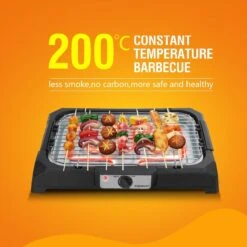 Aigostar Lava 30LDQ - Elektrische Grill - BBQ - Tafel Barbecue - Grilloppervlakte 41 X 24 Cm - 2000 Watt -Keuken BBQ 1200x1200 266