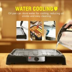 Aigostar Lava 30LDQ - Elektrische Grill - BBQ - Tafel Barbecue - Grilloppervlakte 41 X 24 Cm - 2000 Watt -Keuken BBQ 1200x1200 267