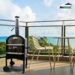 MaxxGarden Pizza Oven Buiten - Houtskool – Incl. Pizzasteen - 45x65x158cm 9 MaxxGarden Pizza Oven Buiten - Houtskool – Incl. Pizzasteen - 45x65x158cm -Keuken BBQ 1200x1200 271