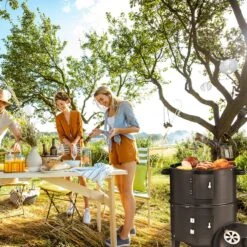 Merkloos Monzana Barbecue-ROKER-Grill-Oven 32 Merkloos Monzana Barbecue-ROKER-Grill-Oven -Keuken BBQ 1200x1200 276