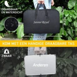 Saveur Royal® 35-delige Barbecue Gereedschapset In Roestvrij Staal - BBQ Grill Set Met Draagtas - Barbecuegerei-sets - Barbecue Accessoires Gereedschap - 35-delig -Keuken BBQ 1200x1200 358