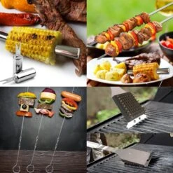 Saveur Royal® 35-delige Barbecue Gereedschapset In Roestvrij Staal - BBQ Grill Set Met Draagtas - Barbecuegerei-sets - Barbecue Accessoires Gereedschap - 35-delig -Keuken BBQ 1200x1200 359