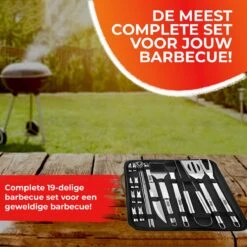 GrillX Barbecue Gereedschap Set - 19-delig - Inclusief Luxe Draagtas - BBQ Accesoires - Gereedschapset -Keuken BBQ 1200x1200 372