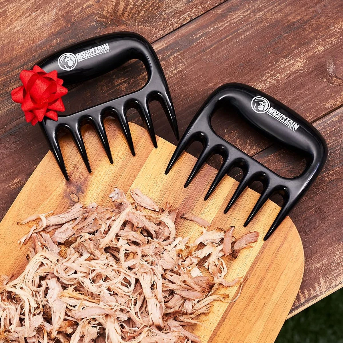 Mountain Grillers Claws-High Quality Meat Claws For American BBQ Pulled Pork-Plastic Meat Claws For Slicing-Vaatwasser Safe Bear Claws Gift Idee 4 Mountain Grillers Claws-High Quality Meat Claws For American BBQ Pulled Pork-Plastic Meat Claws For Slicing-Vaatwasser Safe Bear Claws Gift Idee - Afbeelding 2