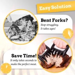 Mountain Grillers Claws-High Quality Meat Claws For American BBQ Pulled Pork-Plastic Meat Claws For Slicing-Vaatwasser Safe Bear Claws Gift Idee 13 Mountain Grillers Claws-High Quality Meat Claws For American BBQ Pulled Pork-Plastic Meat Claws For Slicing-Vaatwasser Safe Bear Claws Gift Idee -Keuken BBQ 1200x1200 383