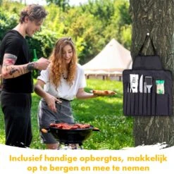 BBQ Accesoires Set Gereedschap Tang Borstel Barbecue Kookgerei - 10 Delig 13 BBQ Accesoires Set Gereedschap Tang Borstel Barbecue Kookgerei - 10 Delig -Keuken BBQ 1200x1200 399