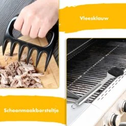 BBQ Accesoires Set Gereedschap Tang Borstel Barbecue Kookgerei - 10 Delig 16 BBQ Accesoires Set Gereedschap Tang Borstel Barbecue Kookgerei - 10 Delig -Keuken BBQ 1200x1200 401