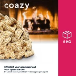 Aanmaakkrullen Voor BBQ Of Kachel | 5kg ECO FSC Gecertificeerd Aanmaakhout Barbecue - Biologisch En Duurzaam Aanmaakwokkels - Houtwol Wokkels - Barbeque Aansteker - Aanmaakblokjes - Accessoires - Ongeveer 400krullen -Keuken BBQ 1200x1200 417