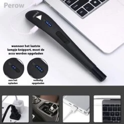 Oplaadbare Lange Elektrische Aansteker - Zwart - Duurzame Plasma Aansteker - Inclusief Cadeauverpakking - BBQ - Kaarsen 16 Oplaadbare Lange Elektrische Aansteker - Zwart - Duurzame Plasma Aansteker - Inclusief Cadeauverpakking - BBQ - Kaarsen -Keuken BBQ 1200x1200 448